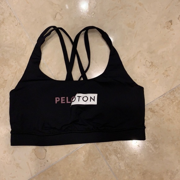 NWOT LULULEMON x. Peleton Black Sports Bra - Picture 3 of 4